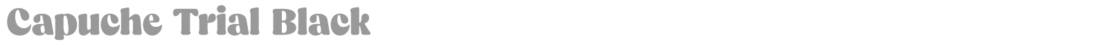 Capuche font preview
